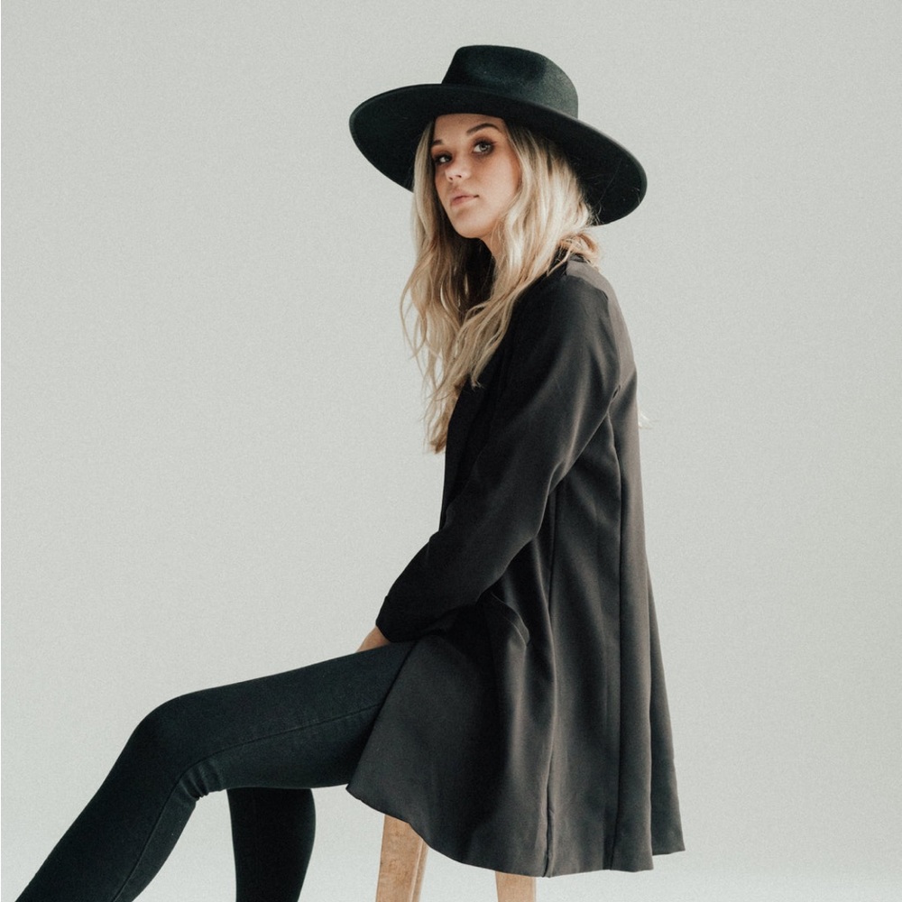 Paige flat brim hat